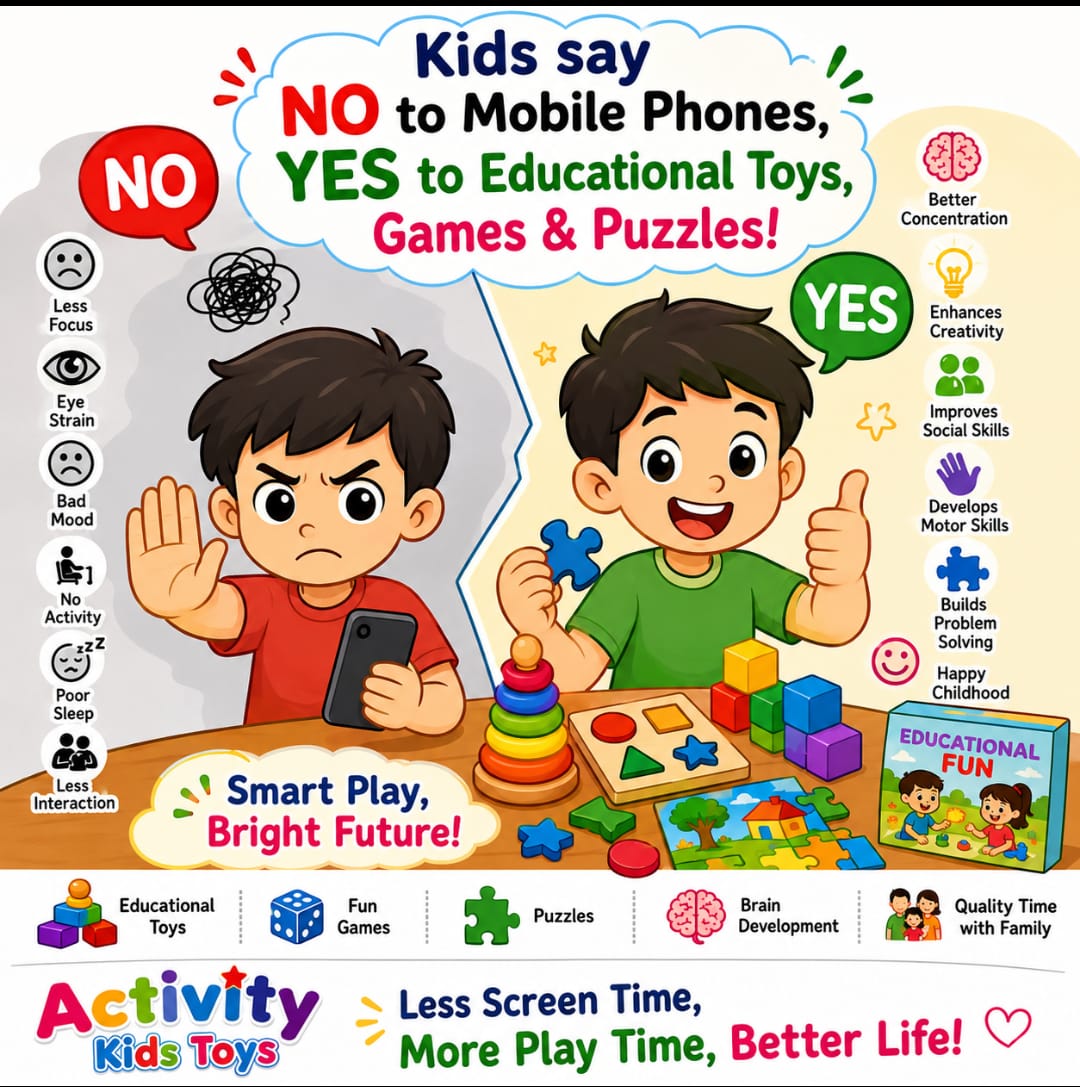 Choose Play, Not Screens - ActivityKidsToys