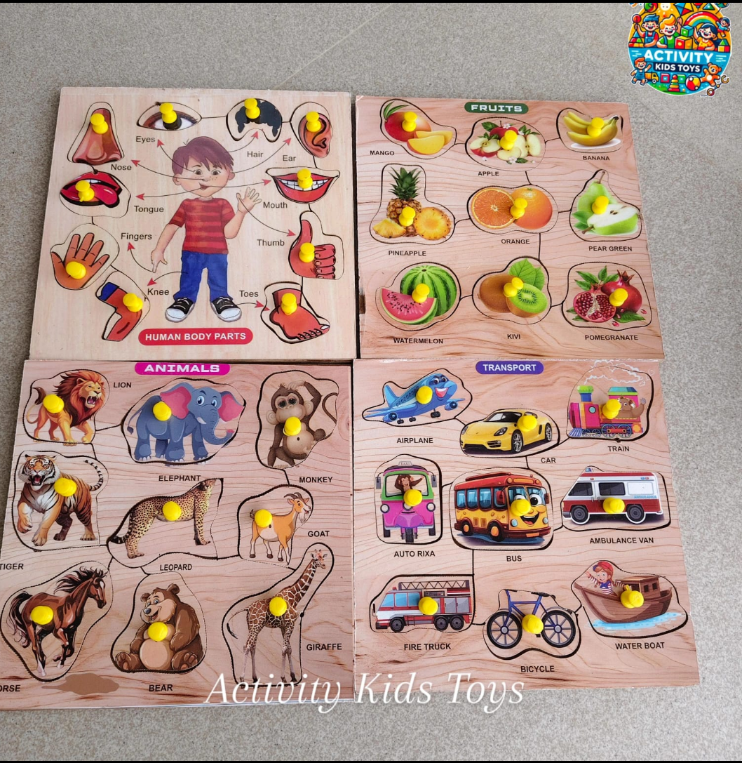 Pictures Knob Board Set